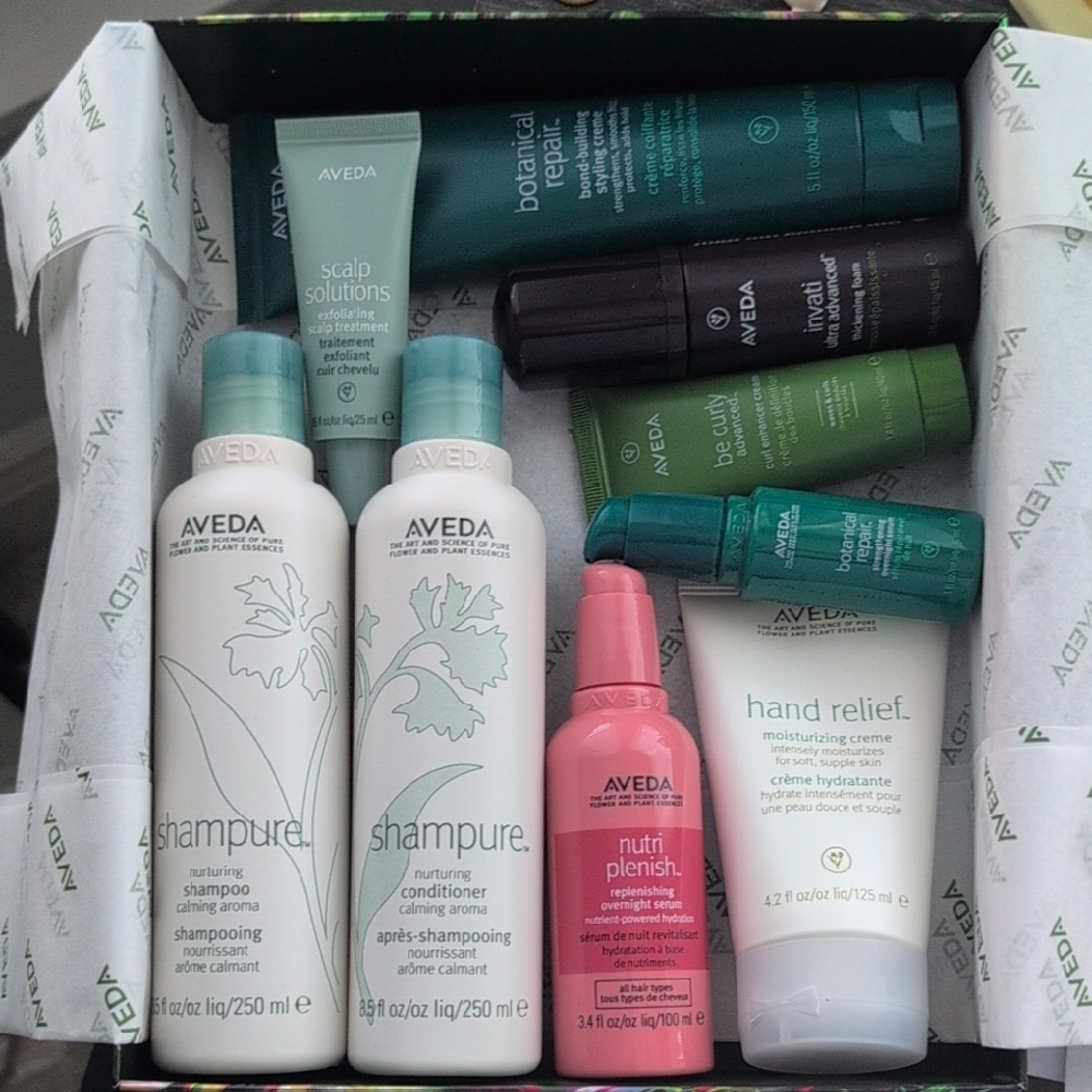 New - Aveda Complete Hair Care Collection
